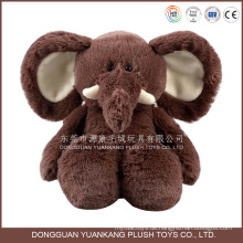 ISO9001 geprüfte Fabrik füllte Elefantplüschspielzeuggroßhandelselefantpuppe an